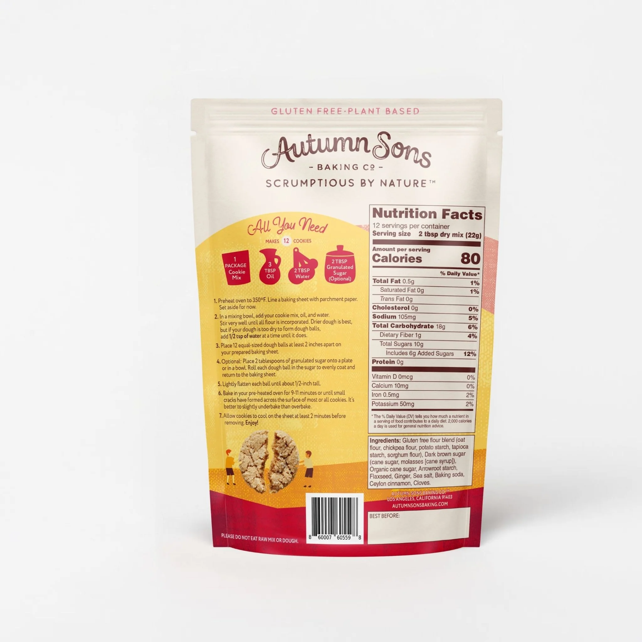Allergen-Friendly Soft Ginger Snap Cookie Mix - Image 4
