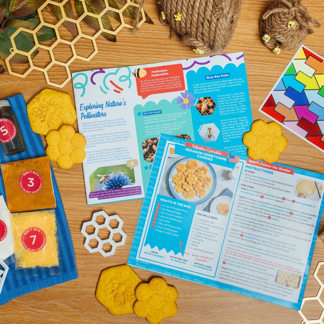 BāKIT Box Hexagon Honeycomb Cookies Baking Kit - Image 3