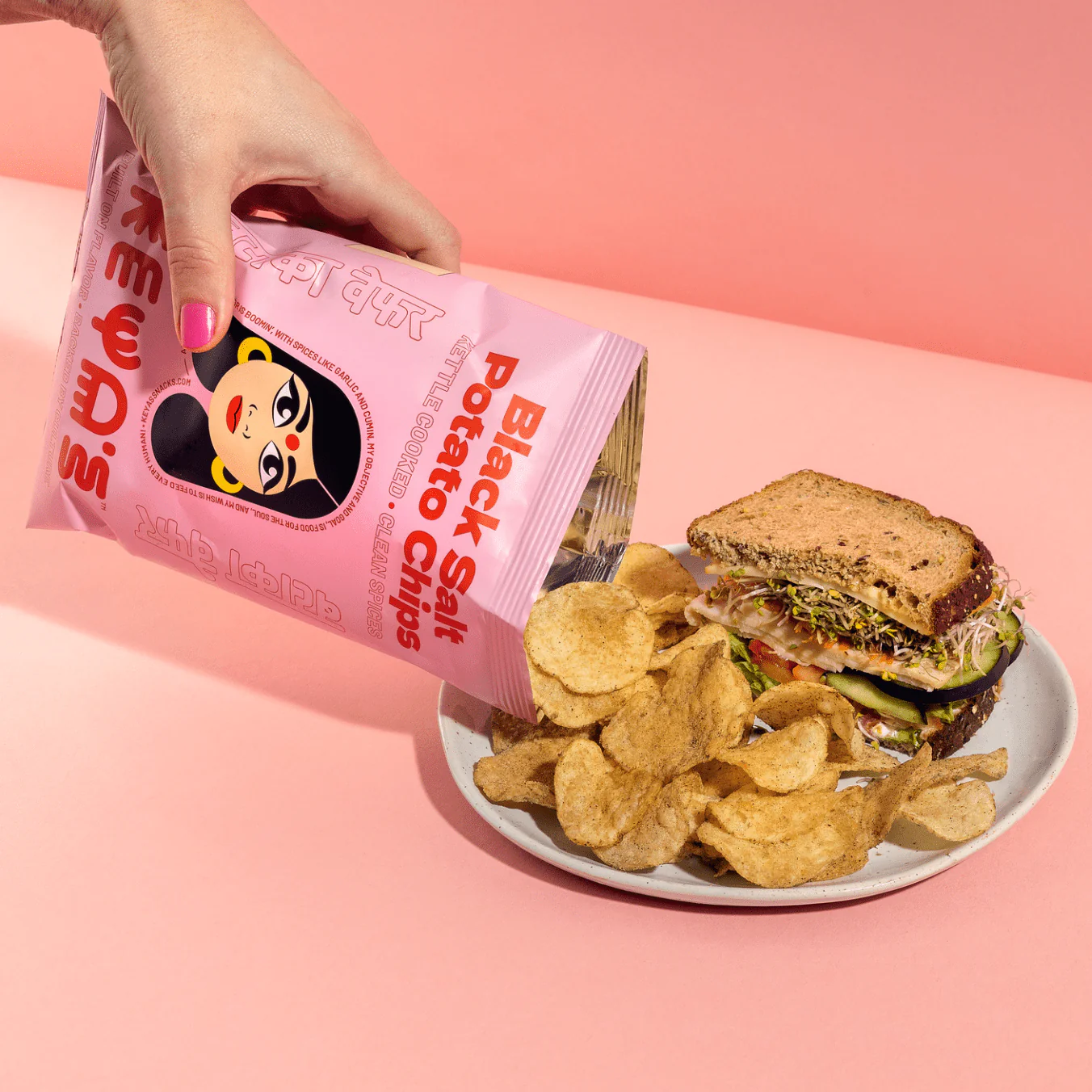Black Salt Potato Chips - Image 2