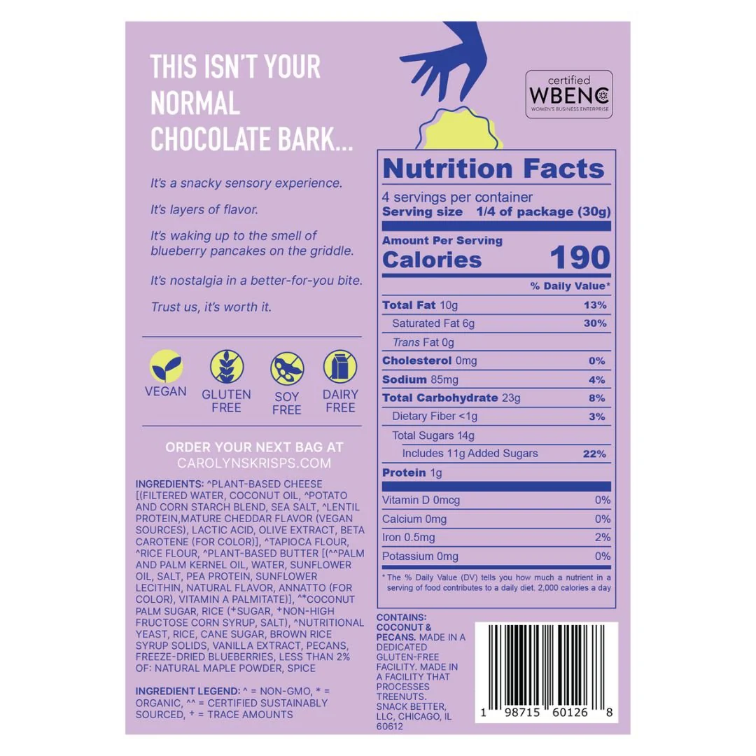 Blueberry Pancake Chocolate Snack Bark - Image 4