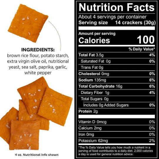 Cheese-Less Allergen-Friendly Snack Thins - Image 2