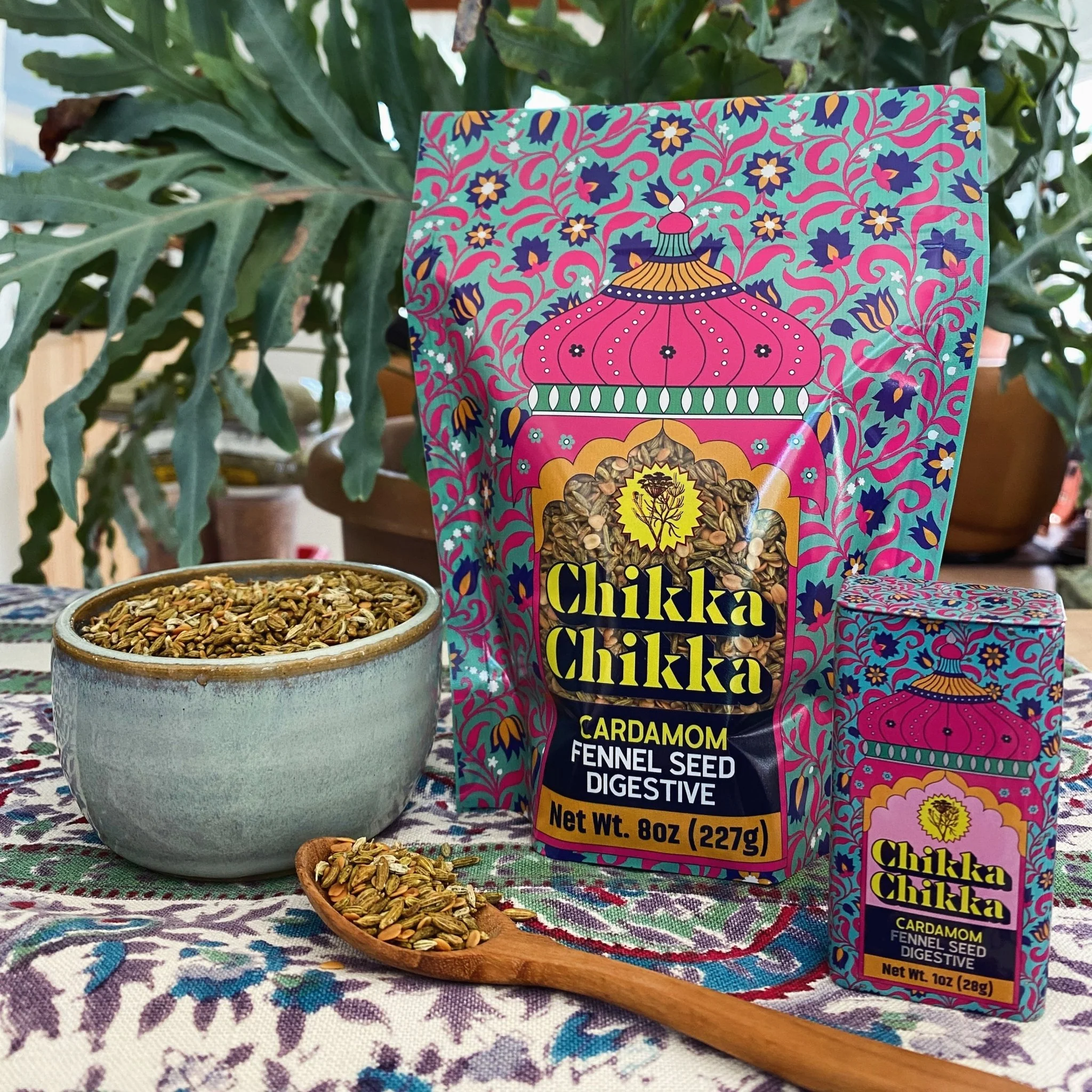 Chikka Chikka Fennel Seed Digestive Tin - Cardamom - Image 2
