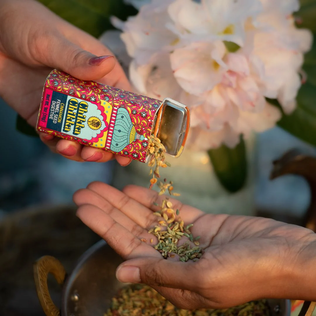 Chikka Chikka Fennel Seed Digestive Tin - Cinnamon - Image 2