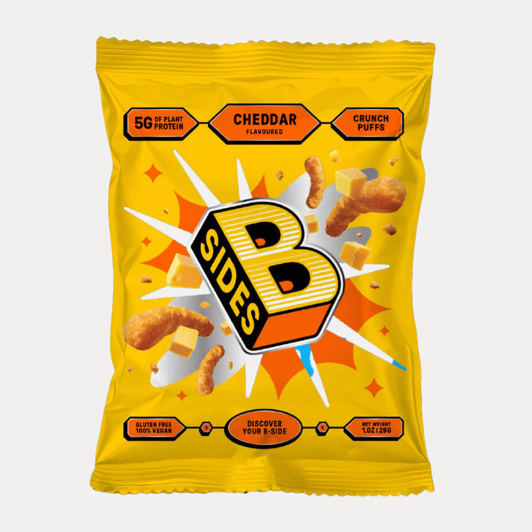 Crunch Puffs: Vegan Cheddar