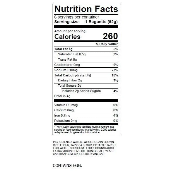 Gluten Free Baguette - Image 2