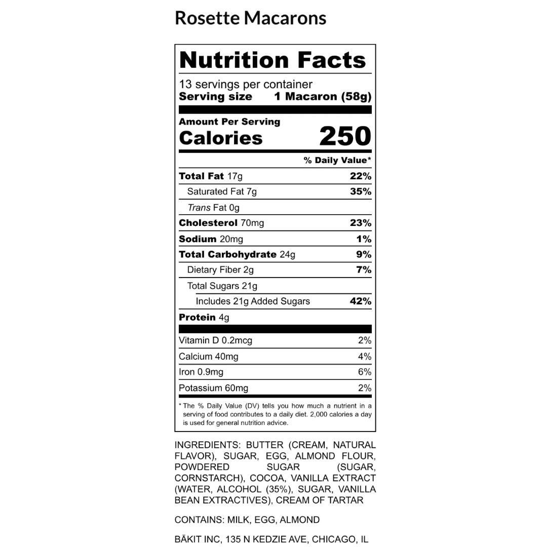 BāKIT Box Gluten-Free Rosette Macarons Activity Kit - Image 7