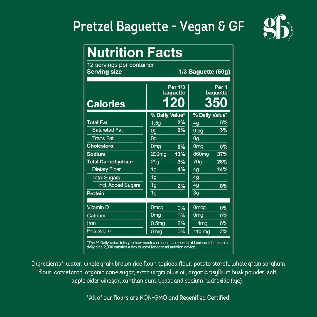 Gluten Free & Vegan Pretzel Baguette - Image 4