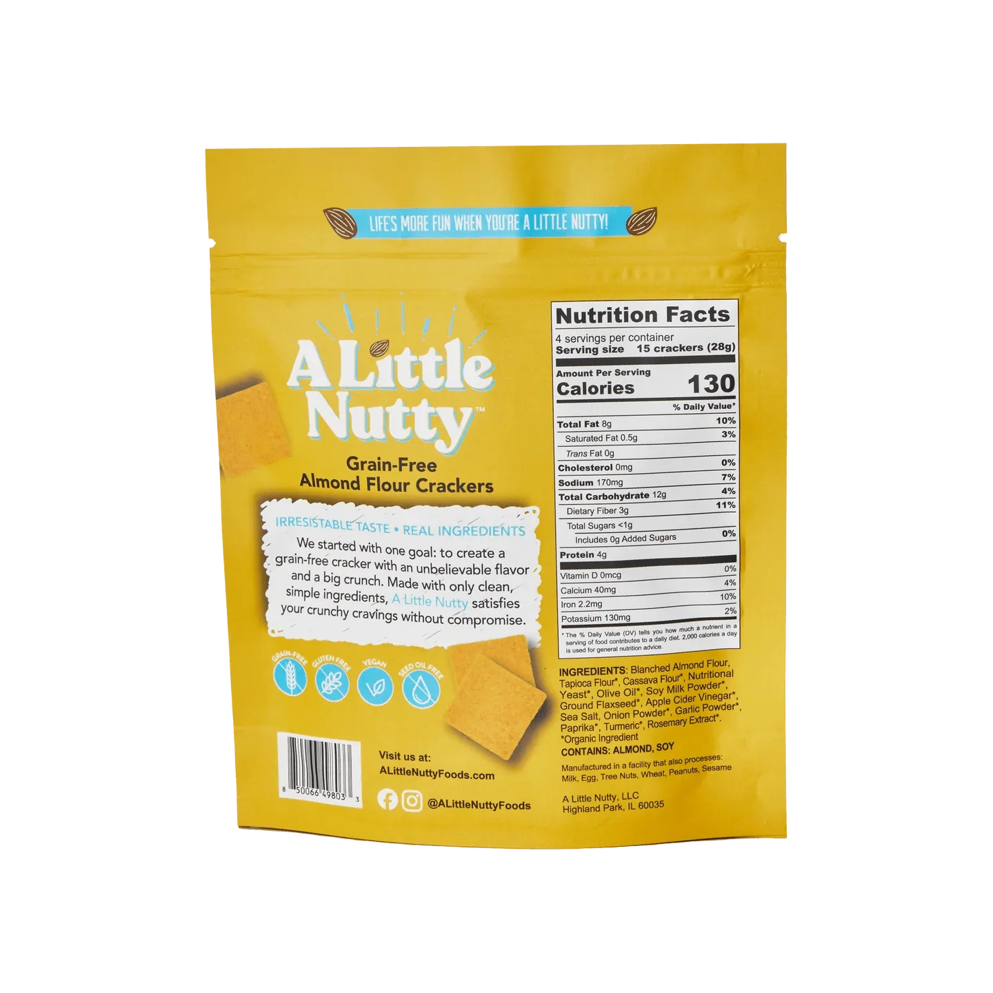 Grain-Free Vegan Cheddar Almond Flour Crackers - Image 5