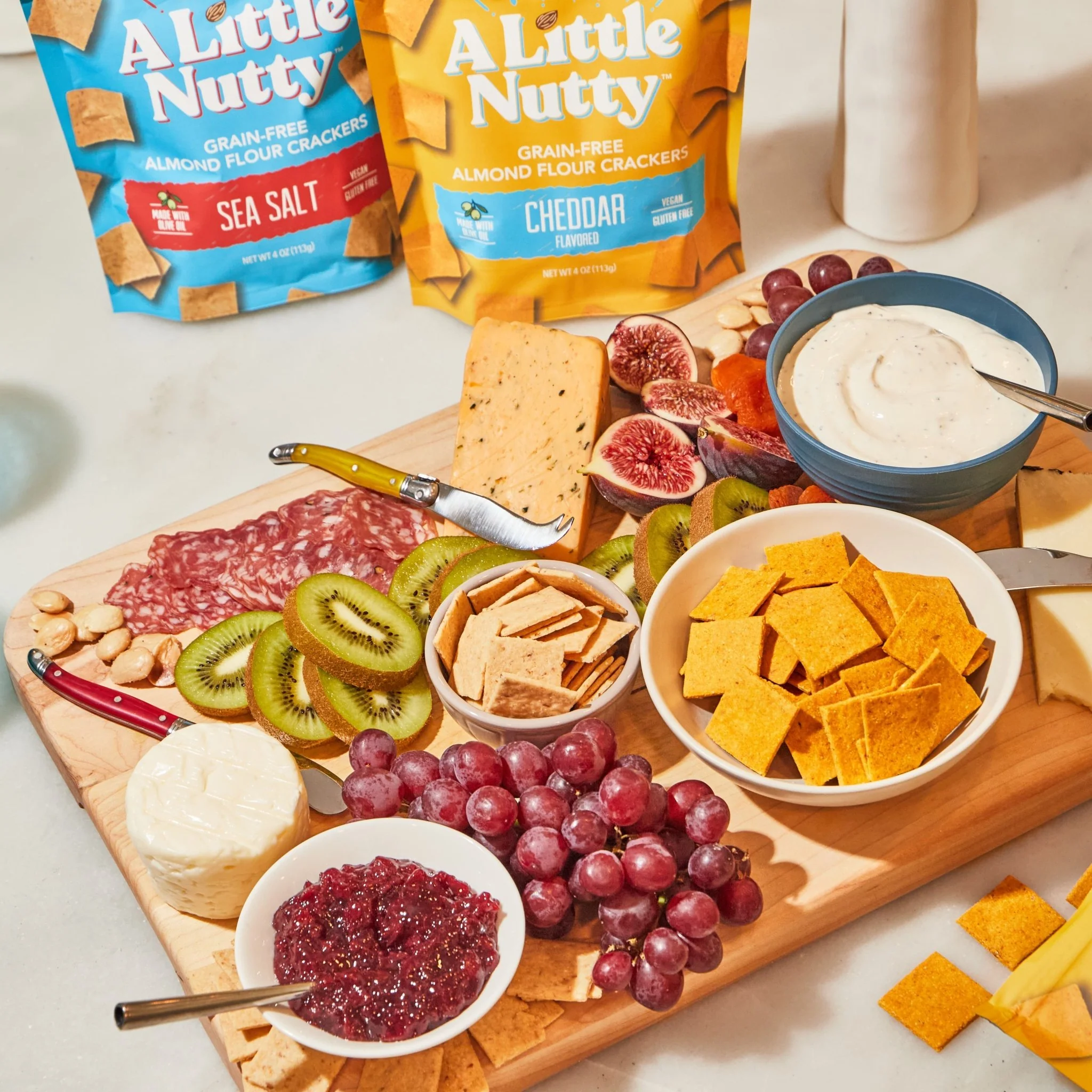Grain-Free Sea Salt Almond Flour Crackers - Image 3