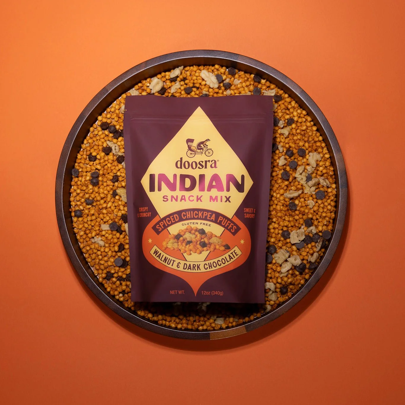 Indian Snack Mix: Walnut & Dark Chocolate - Image 2