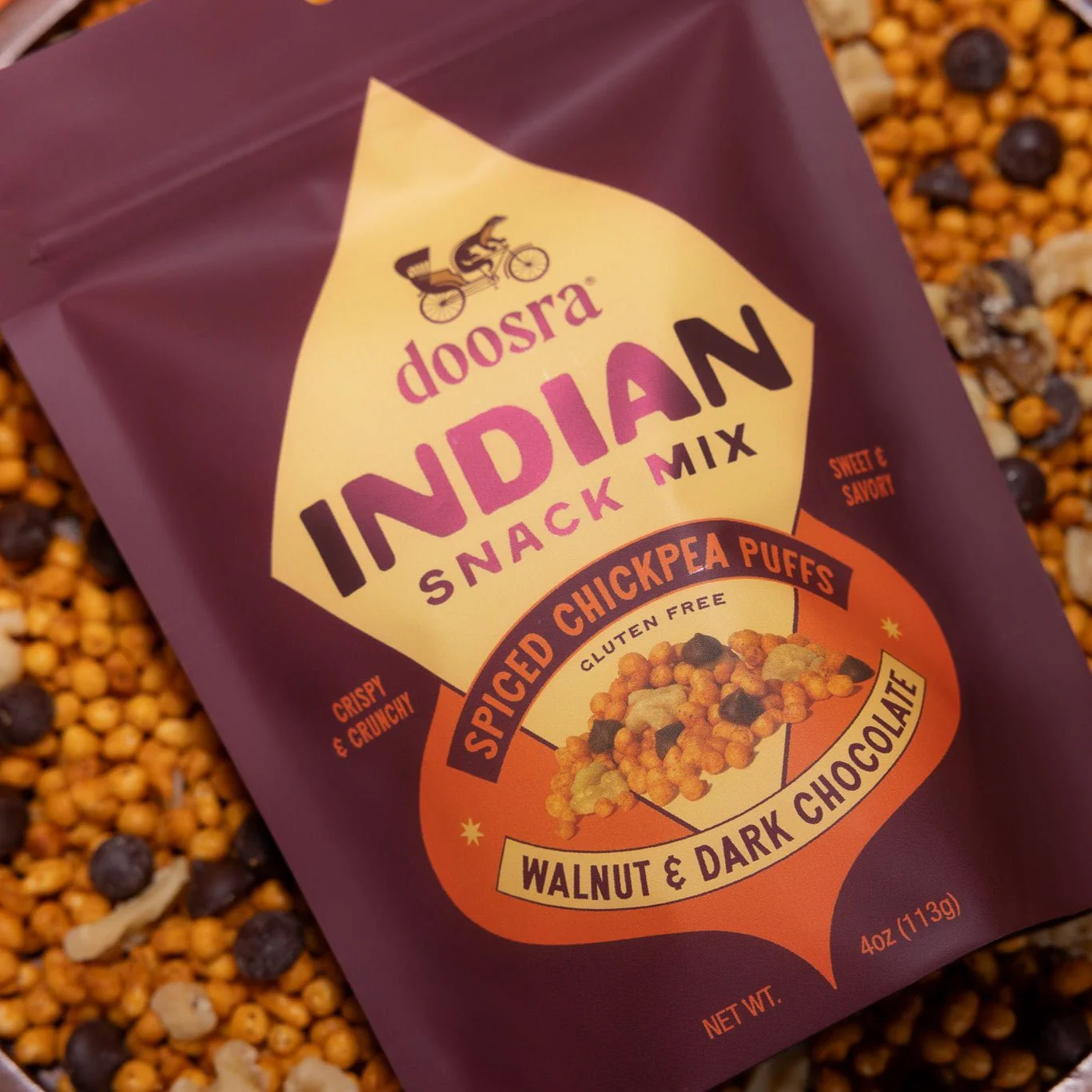 Indian Snack Mix: Walnut & Dark Chocolate - Image 3
