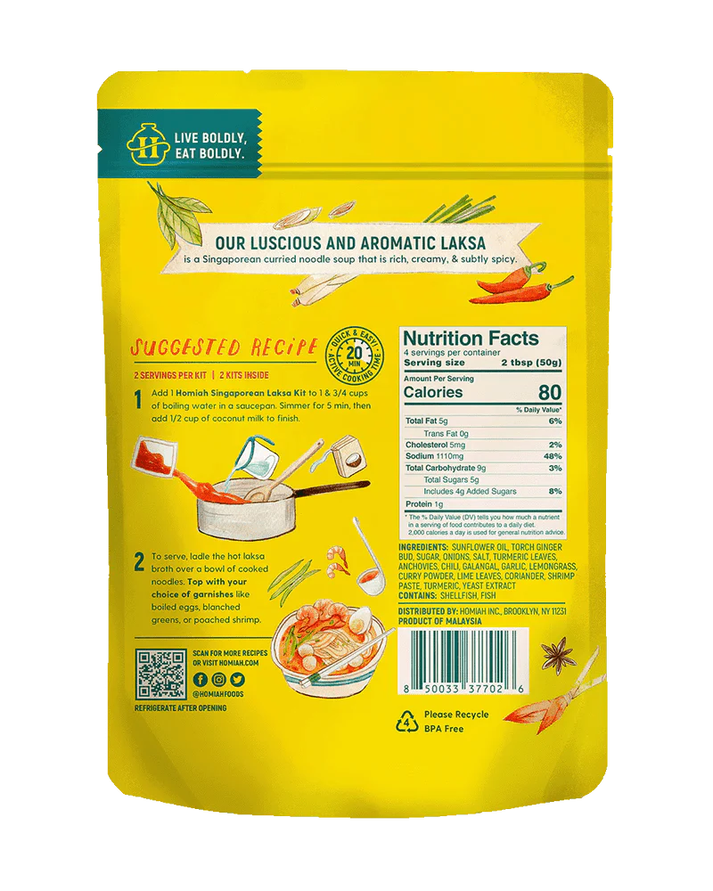 Singaporean Laksa Curry Paste Kit - Image 4