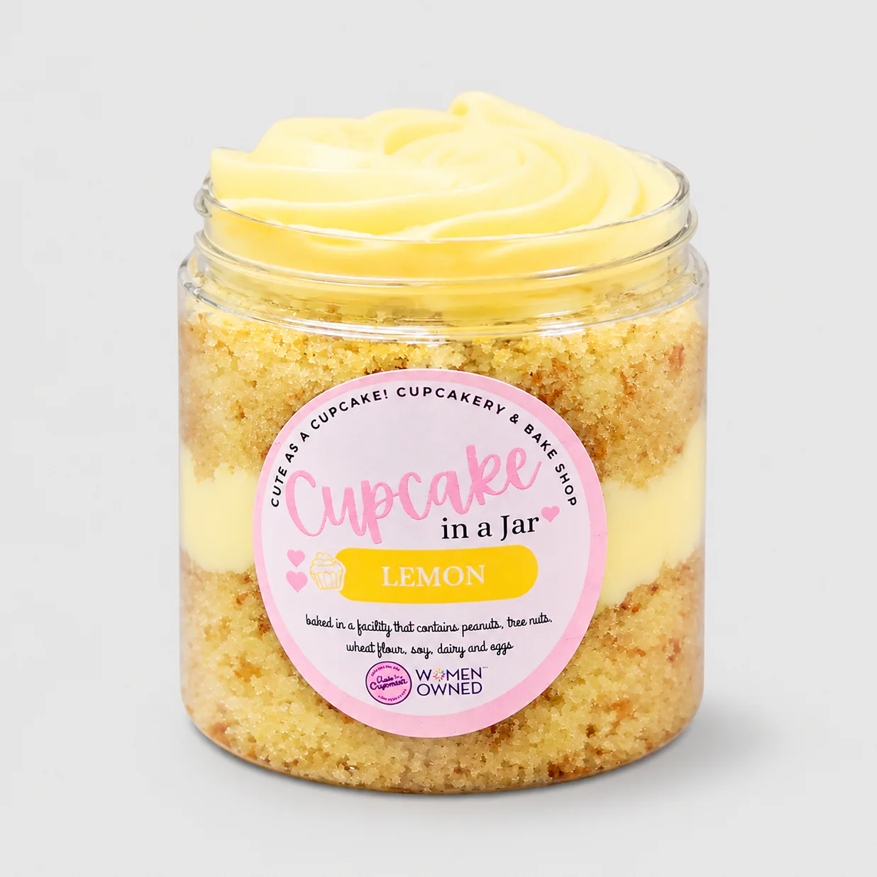 Lemon Cupcake in a Jar