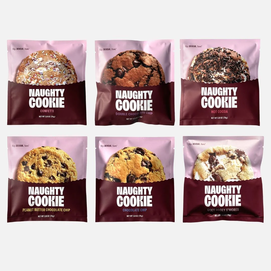 Naughty Cookie's Vegan Cookie Collage Box
