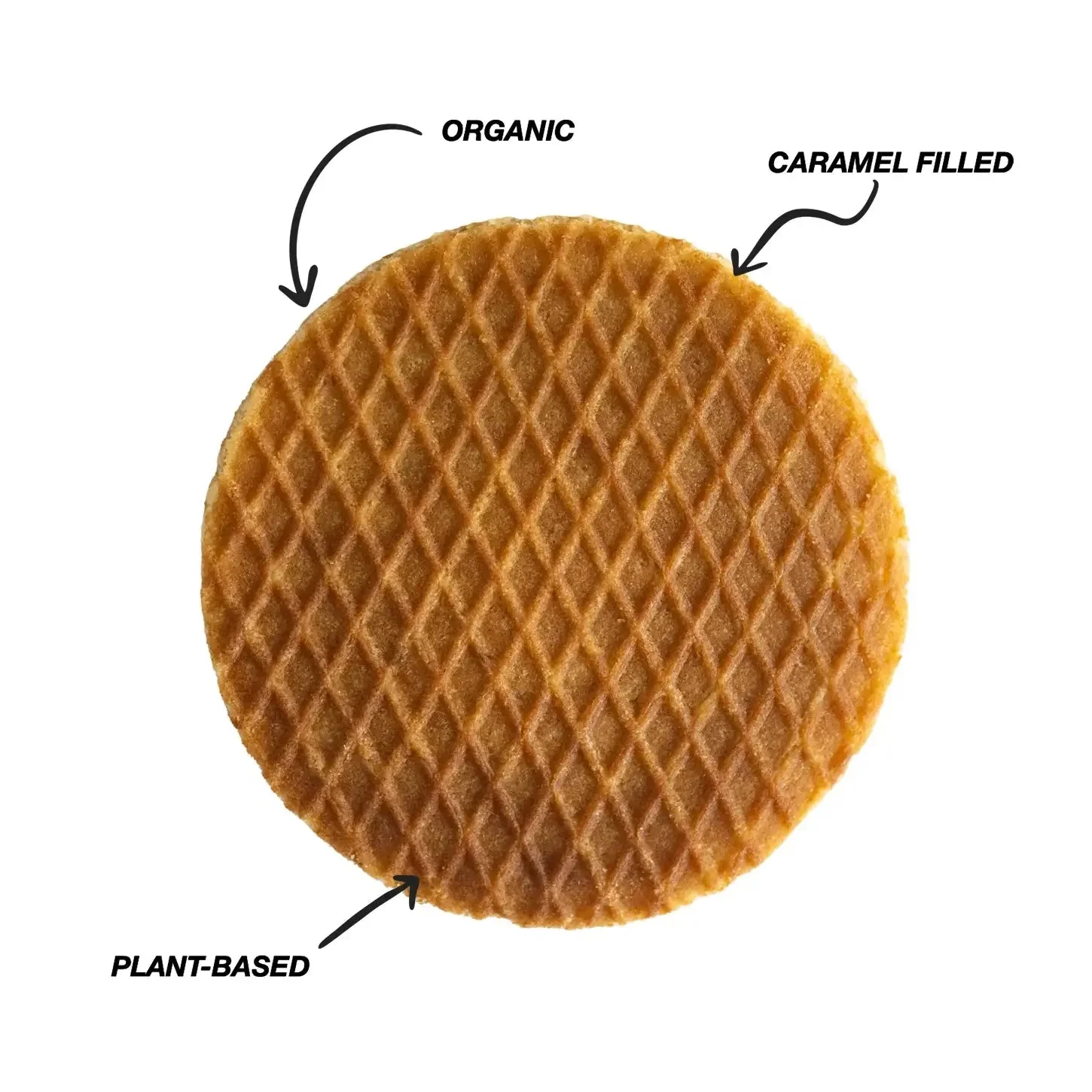 Organic Caramel Stroopvafel - Image 2