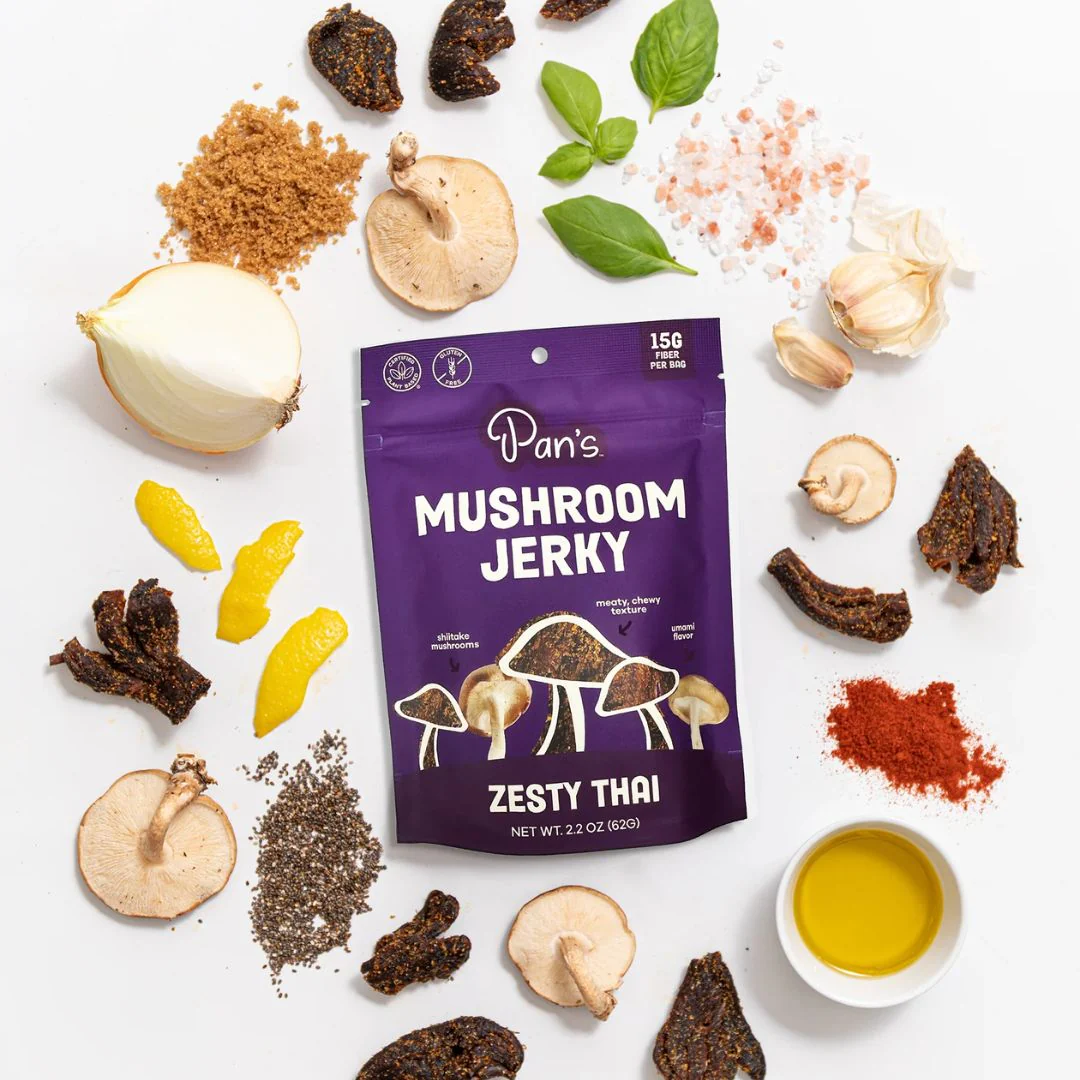 Zesty Thai Mushroom Jerky - Image 2