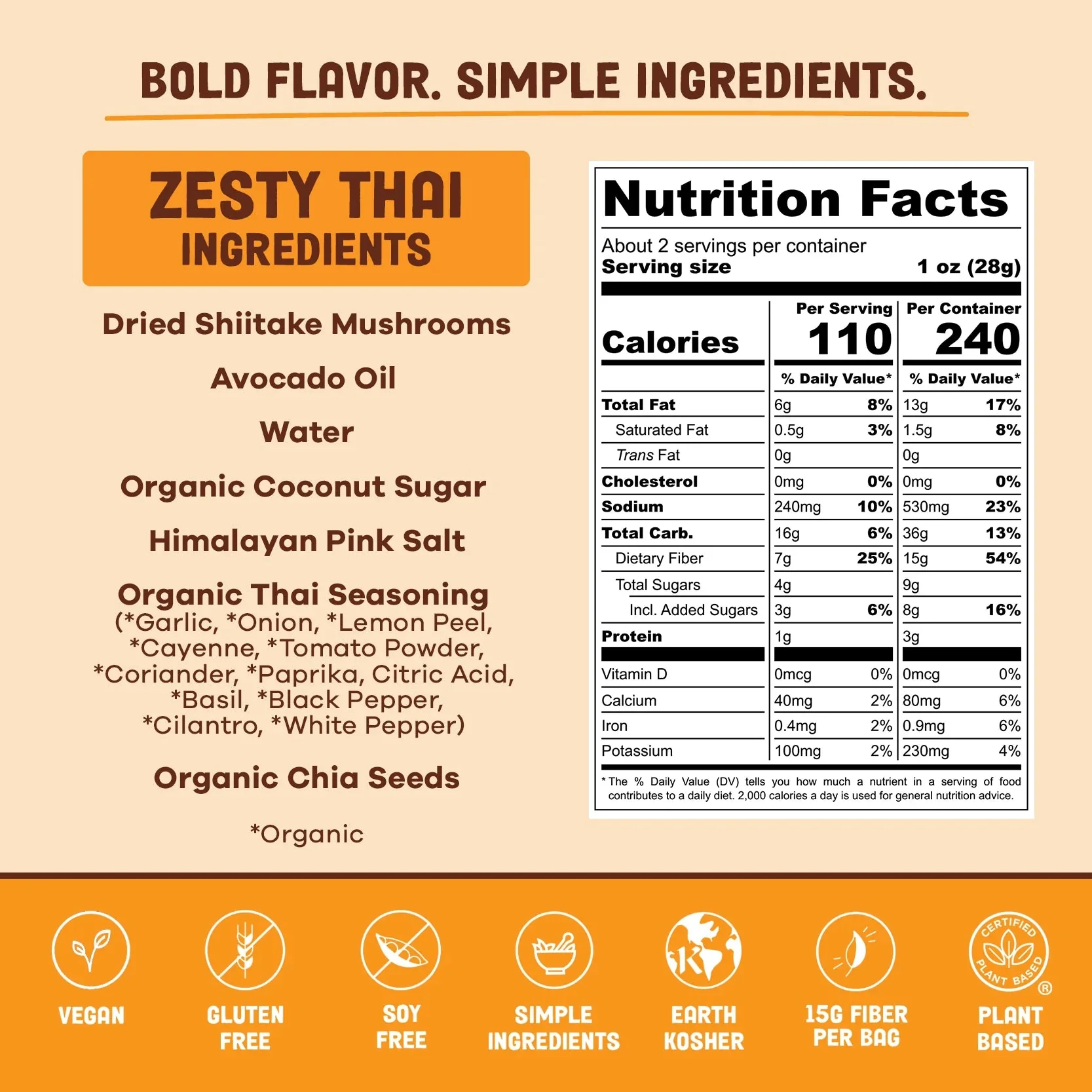 Zesty Thai Mushroom Jerky - Image 3