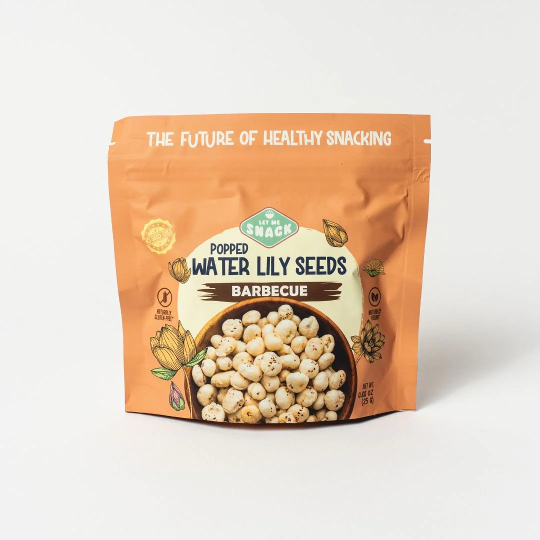 Popped Water Lily Seeds - Barbecue