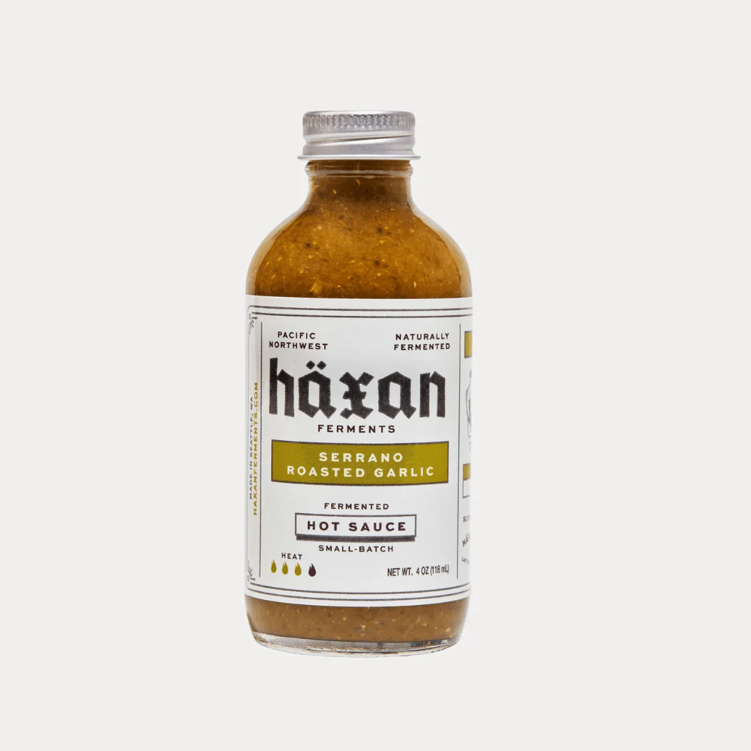 Serrano Roasted Garlic Hot Sauce
