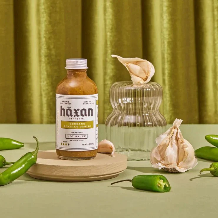 Serrano Roasted Garlic Hot Sauce - Image 2