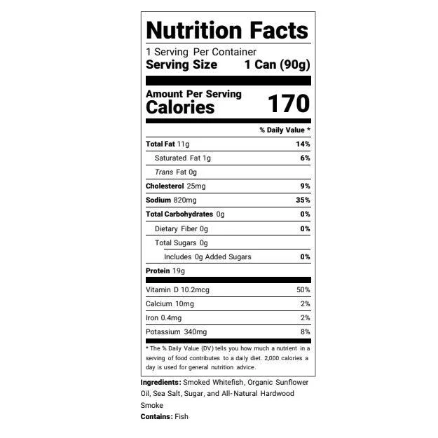 Smoked Whitefish in Organic Sunflower Oil - Image 7