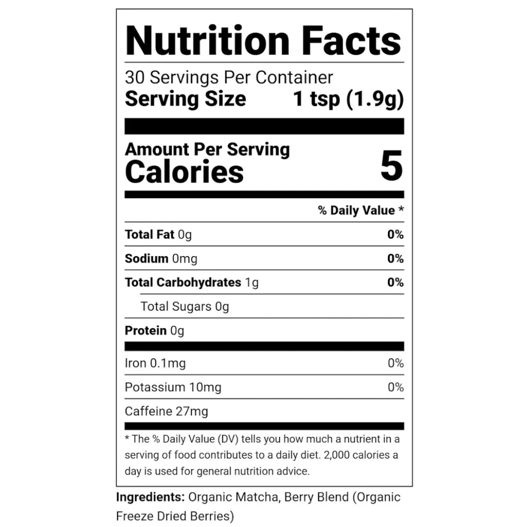 Superfood Berry Matcha - Image 2