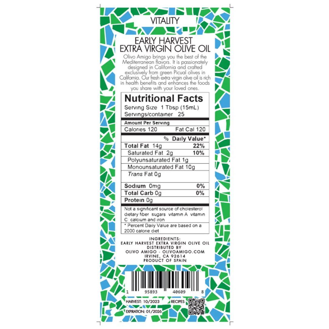 Vitality Extra Virgin Olive Oil - Image 4