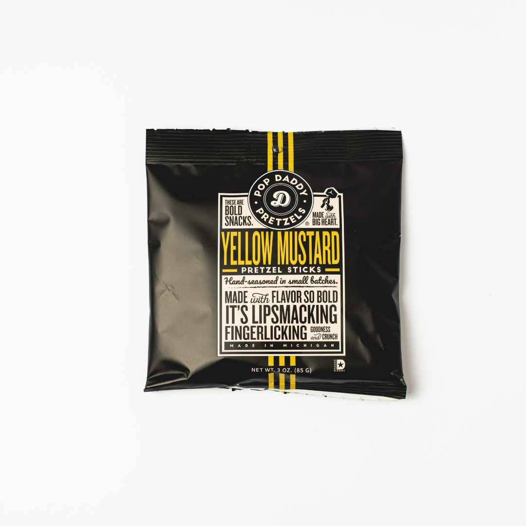 Yellow Mustard Seasoned Pretzels - Image 2