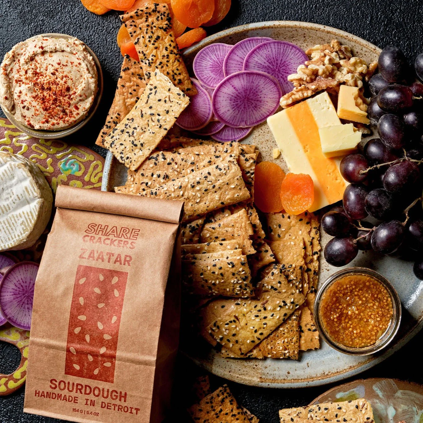 Za'atar Sourdough Crackers - Image 3